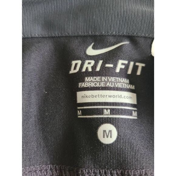 Nike Dri-Fit Activewear Legging Women's Size Medium Black Pull-On Zipper Pocket - Picture 3 of 5